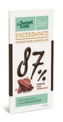 Sweet and Safe Ciocolata neagra intensa 87 la suta cacao - Sly Nutritia