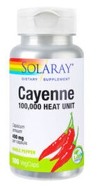 Cayenne - ardei iute - Solaray