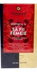 Ceai BIO Happiness Is Sa Fii Femeie - Sonnentor