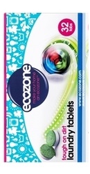 Detergent Tablete efervescente pentru spalarea rufelor albe si colorate - Ecozone