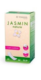 Jasmin Nature Absorbante zilnice din bumbac Pantyliner 2 picaturi   Tosama