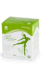 Natura Femina Organic Absorbante de noapte biodegradabile din bumbac organic  - Tosama