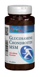 Glucozamina, Condroitina si Acid Hialuronic, 60 capsule (Articulatii) - promoperso.ro