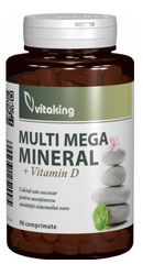 Multi Mega Multiminerale cu vitamina D  - Vitaking