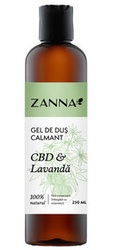 Zanna Gel de dus calmant cu CBD si Lavanda - Smart Nutraceutical