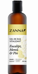 Zanna Gel de dus vitalizant cu Eucalipt si Pin - Smart Nutraceutical