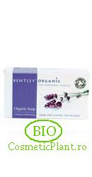 Sapun calmant si hidratant cu levantica - Bentley Organic