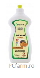 Detergent Bio pentru vase cu aroma de portocale BioHAUS