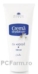 Crema depilatoare cu extract de musetel