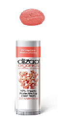 Balsam bio de buze nuantat  Light Coral - Dizao Natural