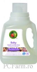 Detergent lichid  bebelusi  cu musetel si lavanda - Ecos