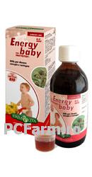 ENERGY BABY sirop energizant cu gust de capsuni pentru sugari si copii 