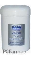 Crema antivergeturi  cu grau si sanziene Vergisal - Favisan