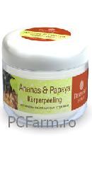 Exfoliant de corp cu ananas si papaya - Fette Pharma