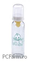 Biberon sticla 250 ml - Green Baby