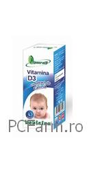 Vitamina D3 cu extract de catina - Hipocrate