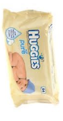 Servetele umede HUGGIES PURE 56 buc