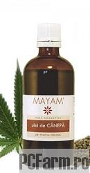 Ulei virgin de Canepa BIO - Mayam