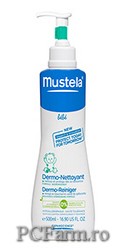 Dermo-Cleansing  Gel spumant fara sapun pentru par si corp -  Mustela