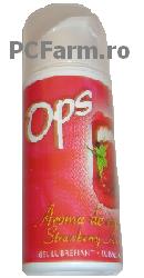 Gel Lubrifiant Ops - Cu aroma de capsuni