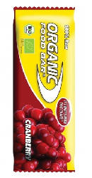 Baton organic fara gluten cu merisoare CRANBERRY - Organic Food Bar