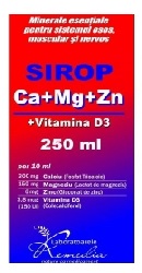 Ca  Mg  Zn  Vitamina D3 Sirop - Remedia