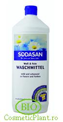 Detergent natural lichid pentru lana, matase si spalari delicate - Sodasan