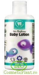 Lotiune de corp organica pentru bebelusi Fara Parfum - Urtekram