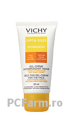 Vichy - Capital Soleil Lapte autobronzant pentru corp, formula cu agenti de netezire