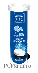 Calciu+Vitamina D3 Efervescent - Zdrovit